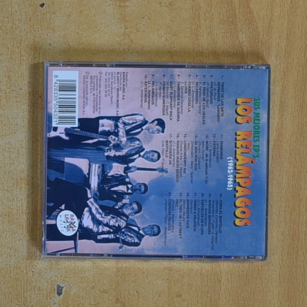 LOS RELAMPAGOS - SUS MEJORES EPS 1962-1965 - CD