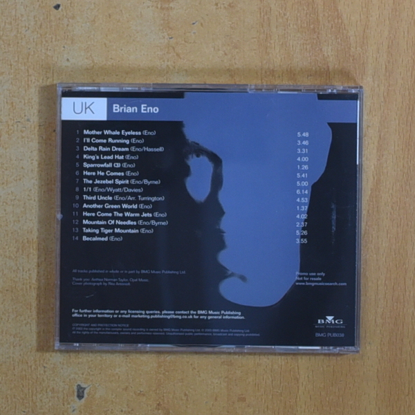BRIAN ENO - UK - CD