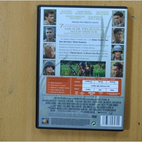 LA DELGADA LINEA ROJA - DVD