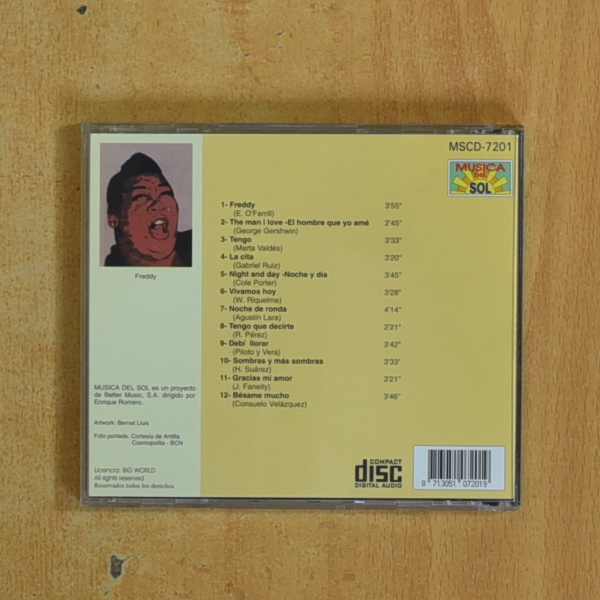 FREDDY - ELLA CANTABA BOLEROS - CD