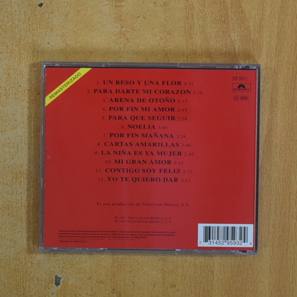NINO BRAVO - UN BESO Y UNA FLOR - CD