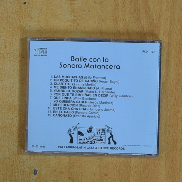 SONORA MATANCERA - BAILE CON LA SONORA MATANCERA - CD