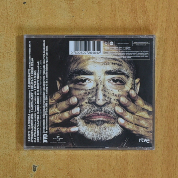 PERET - DE LOS COBARDES NUNCA SE HA ESCRITO NADA - CD + DVD