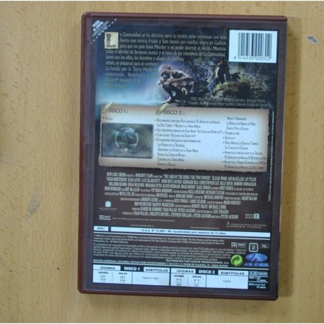 EL SEÃOR DE LOS ANILLOS LAS DOS TORRES - DVD