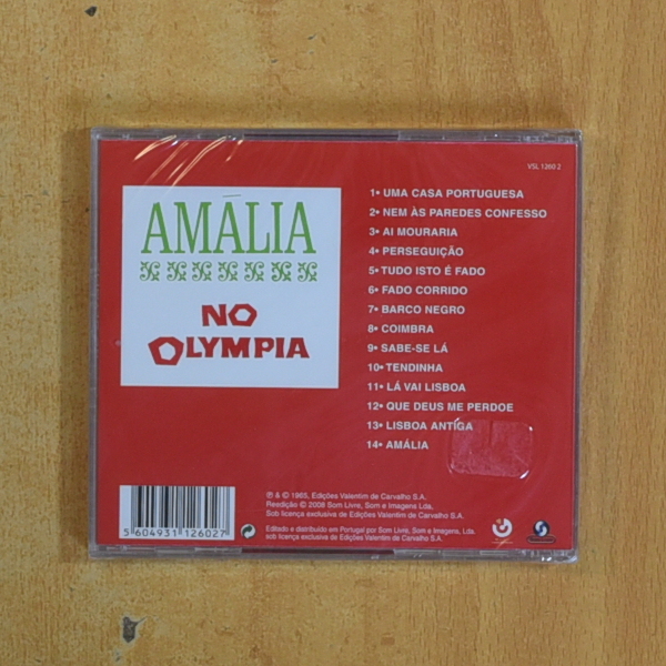 AMALIA - NO OLYMPIA - CD