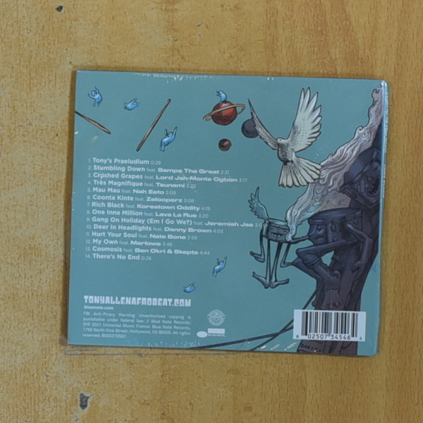 TONY ALLEN - THERE IS NO END - CD