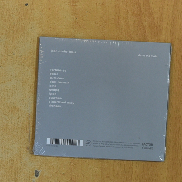 JEAN-MICHEL BLAIS - DANS MA MAIN - CD