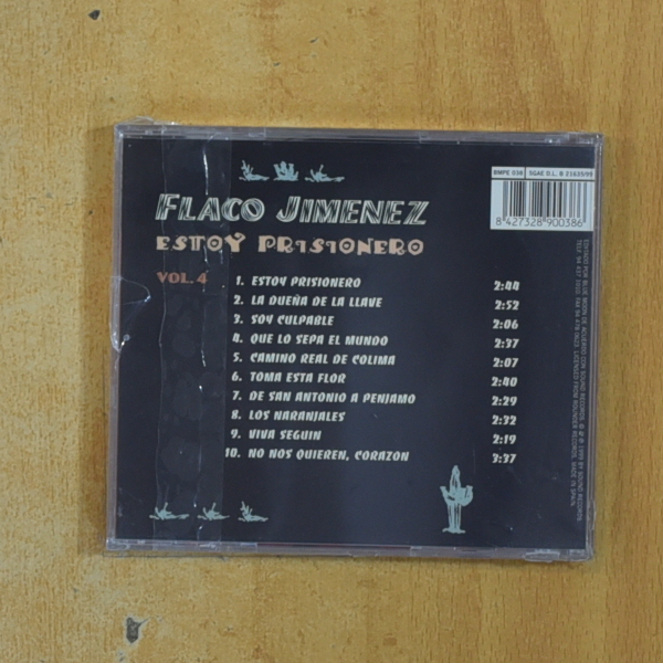FLACO JIMENEZ - ESTOY PRISIONERO - CD
