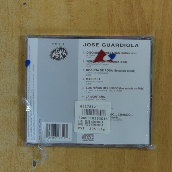 JOSE GUARDIOLA - JOSE GUARDIOLA - CD
