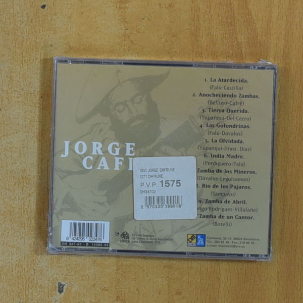 JORGE CAFRUNE - CAFRUNE - CD