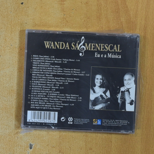 WANDA SA MENESCAL - EU E A MUSICA - CD