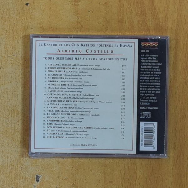 ALBERTO CASTILLO - TODOS QUEREMOS MAS - CD