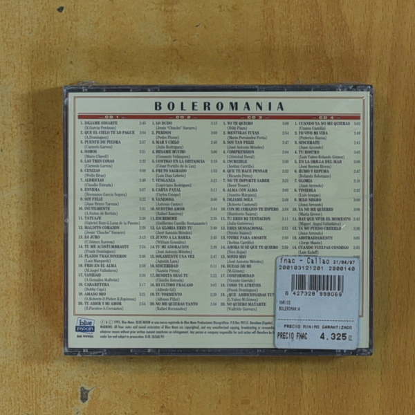VARIOS - BOLEROMANIA - 4 CD