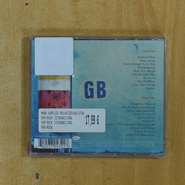 MARK KNOPFLER - PRIVATEERING - 2 CD