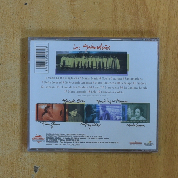 LOS SABANDEÑOS - 19 NOMBRES DE MUJER - CD