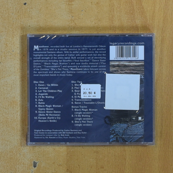 SANTANA - MOONFLOWER - 2 CD