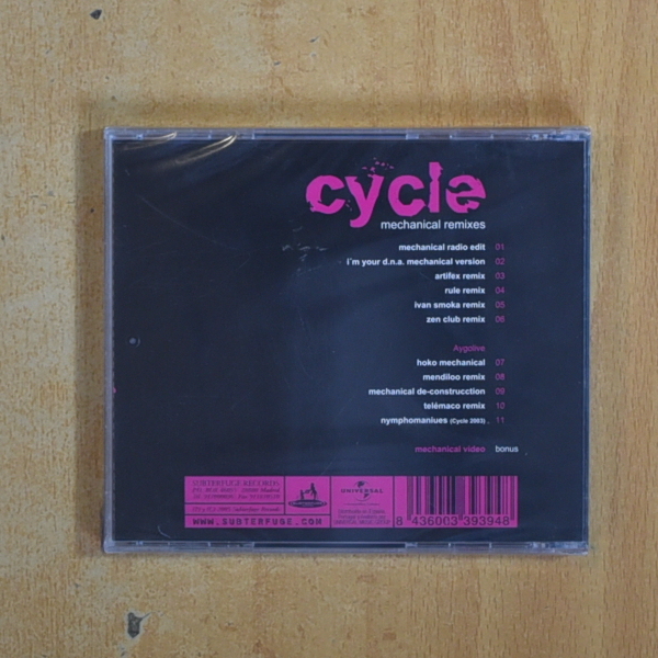 CYCLE - MECHANICAL REMIXES - CD