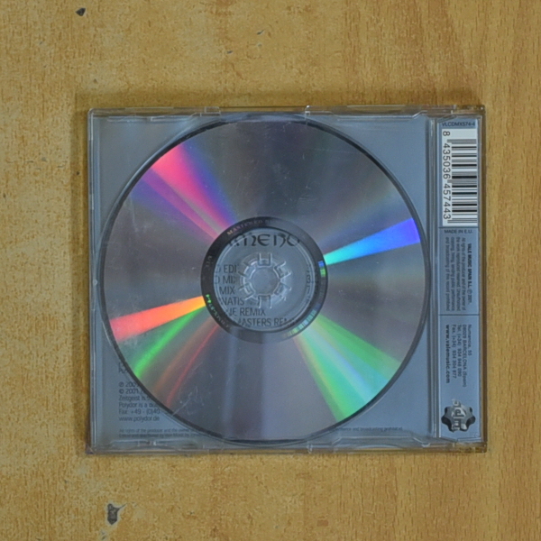 DJ QUICKSILVER - AMENO - CD SINGLE