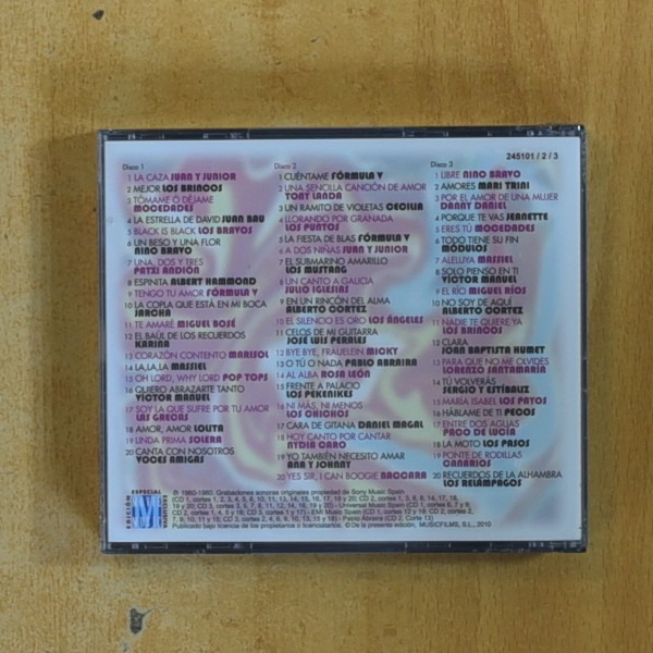 VARIOS - LAS DECADAS DE ORO DEL POP ESPANOL VOL2 - 3 CD