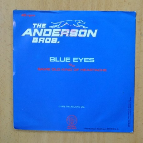 THE ANDERSON BROTHERS - BLUE EYES - SINGLE