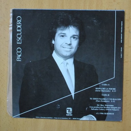 PACO ESCUDERO - REINA DE LA NOCHE - SINGLE