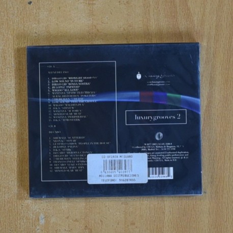 ALEXI DELANO & DJ CARO - LUXURY GROOVES 2 - CD