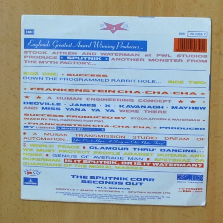 SPUTNIK / AITKEN WATERMAN - SUCCESS - SINGLE