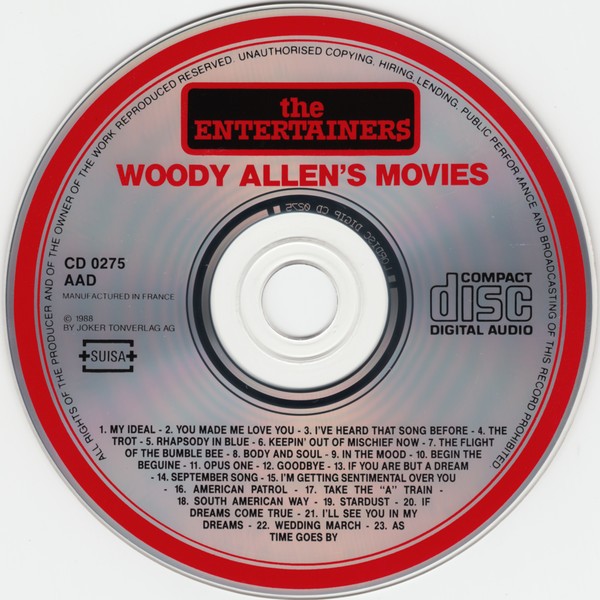 VARIOS - SOUNDTRACK MUSIC FROM WOODY ALLEN'S MOVIES - CD (3)