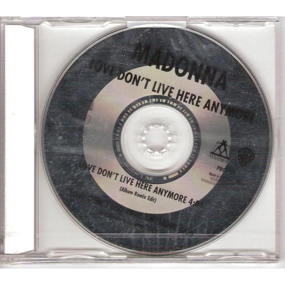 MADONNA - LOVE DON'T LIVE HERE ANYMORE - CD (1)
