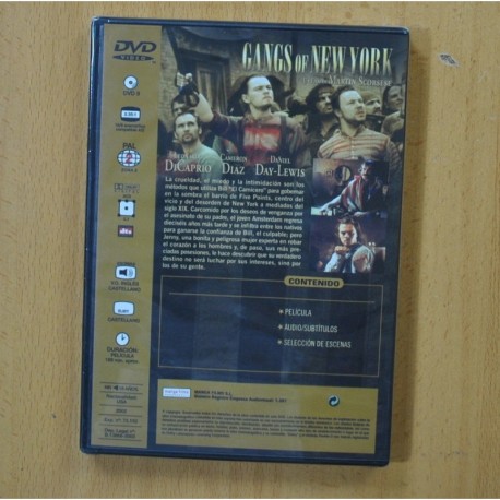 GANGS OF NEW YORK - DVD