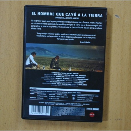 EL HOMBRE QUE CAYO A LA TIERRA - DVD