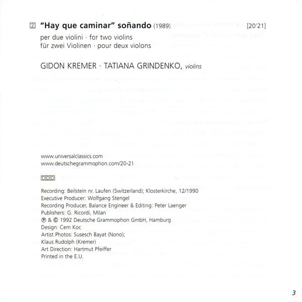 LUIGI NONO Y OTROS - LA LONTANANZA NOSTALGICA UTOPICA FUTURA (5)