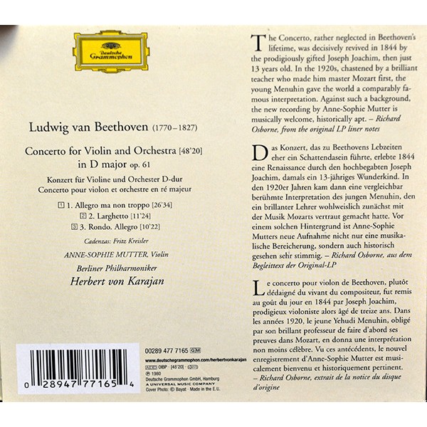 LUDWIG VAN BEETHOVEN Y OTROS - VIOLINKONZERT = VIOLIN CONCER (1)