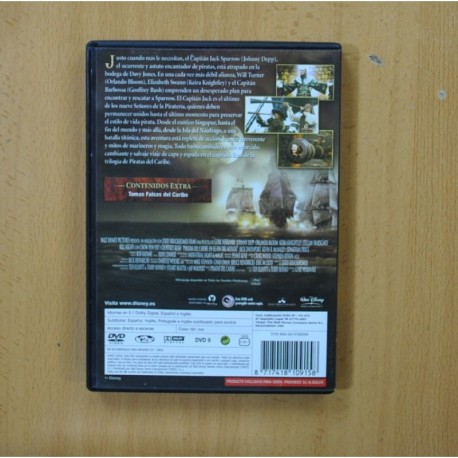 PIRATAS DEL CARIBE EN EL FIN DEL MUNDO - DVD