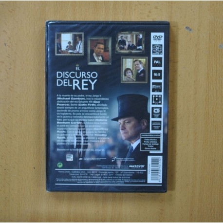 EL DISCURSO DEL REY - DVD