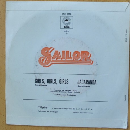 SAILOR - GIRLS GIRLS GIRLS - SINGLE
