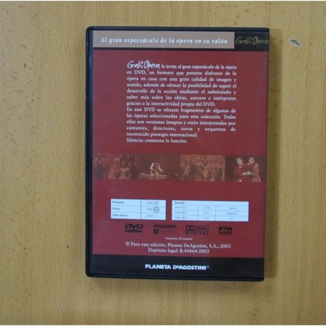 LA GRAN OPERA - DVD