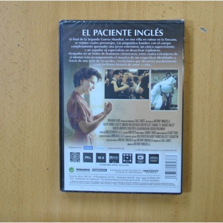 EL PACIENTE INGLES - DVD