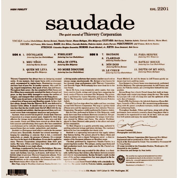 THIEVERY CORPORATION - SAUDADE - LP (1)