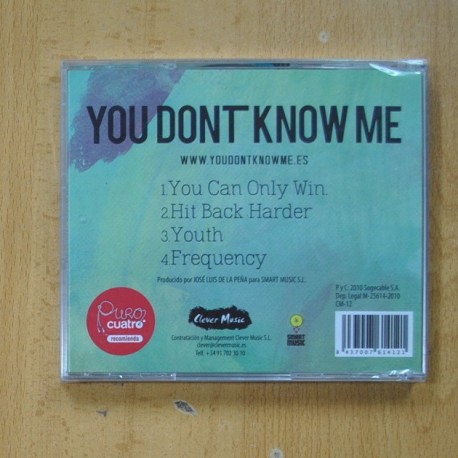 YOU DONT KNOW ME - YOU DONT KNOW ME - CD