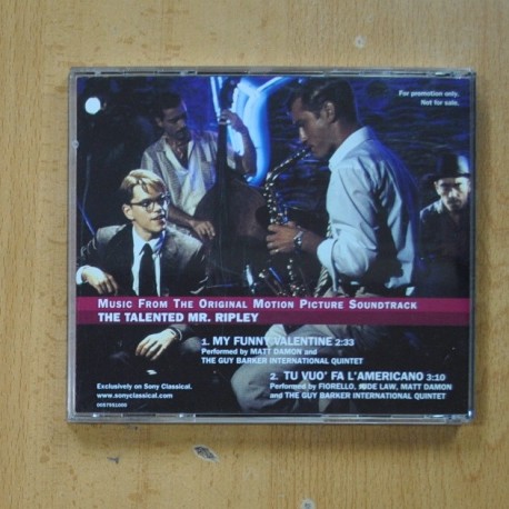 VARIOS - THE TALENTED MR RIPLEY - CD