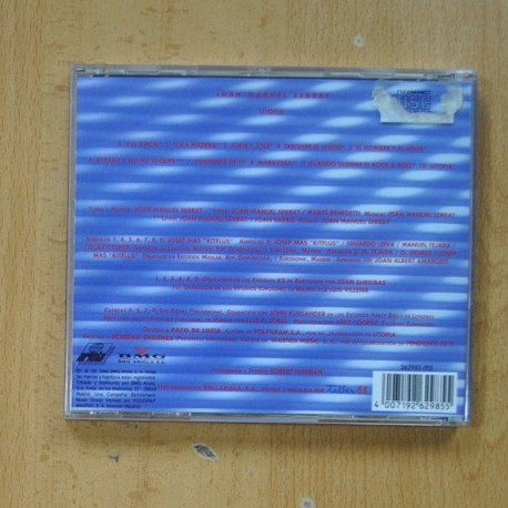 SERRAT - UTOPIA - CD