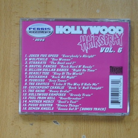 VARIOS - HOLLYWOOD HAIRSPRAY VOL 2 - CD