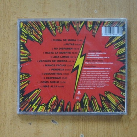 VILLANOS - NO DISPAREN - CD