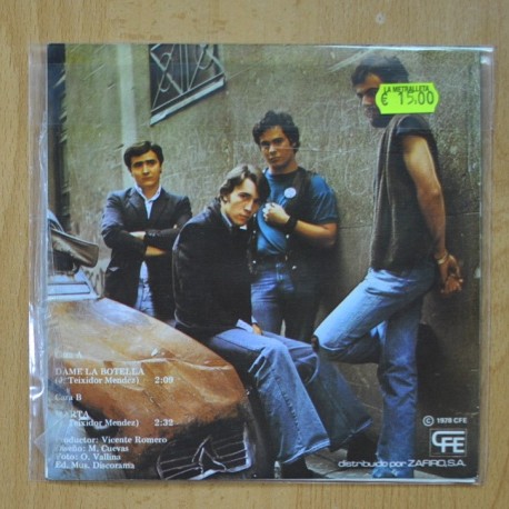 MERMELADA DE LENTEJAS - DAME LA BOTELLA / MARTA - SINGLE