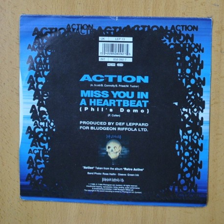 DEF LEPPARD - ACTION - SINGLE