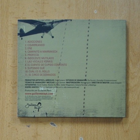 GUILLERMO RAYO - ADICCIONES - CD