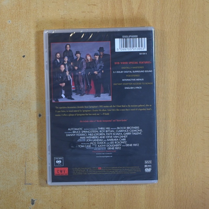 BRUCE SPRINGSTEEN AND THE E STREET BAND - BLOOD BROTHERS - DVD
