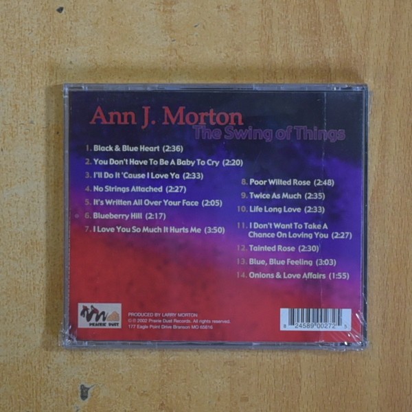 ANN J MORTON - THE SWING OF THINGS - CD
