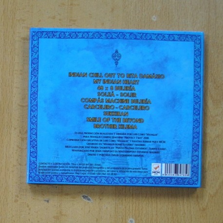 INDIAN CHILL OUT TO RITA DAMASIO - MY INDIAN HEART - CD